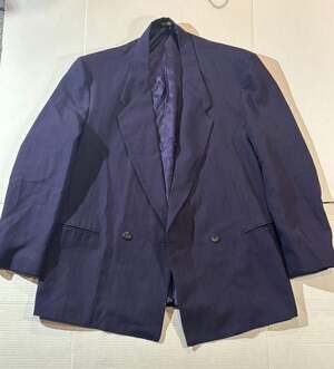 Florenzi Collection Navy Blue Blazer Dress Coat Jacket Mens size Large